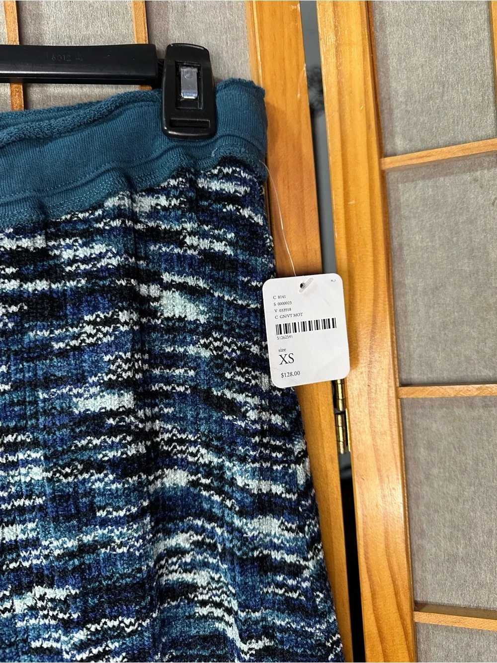 Free People Multi Color Teal Blue 2 Piece Set